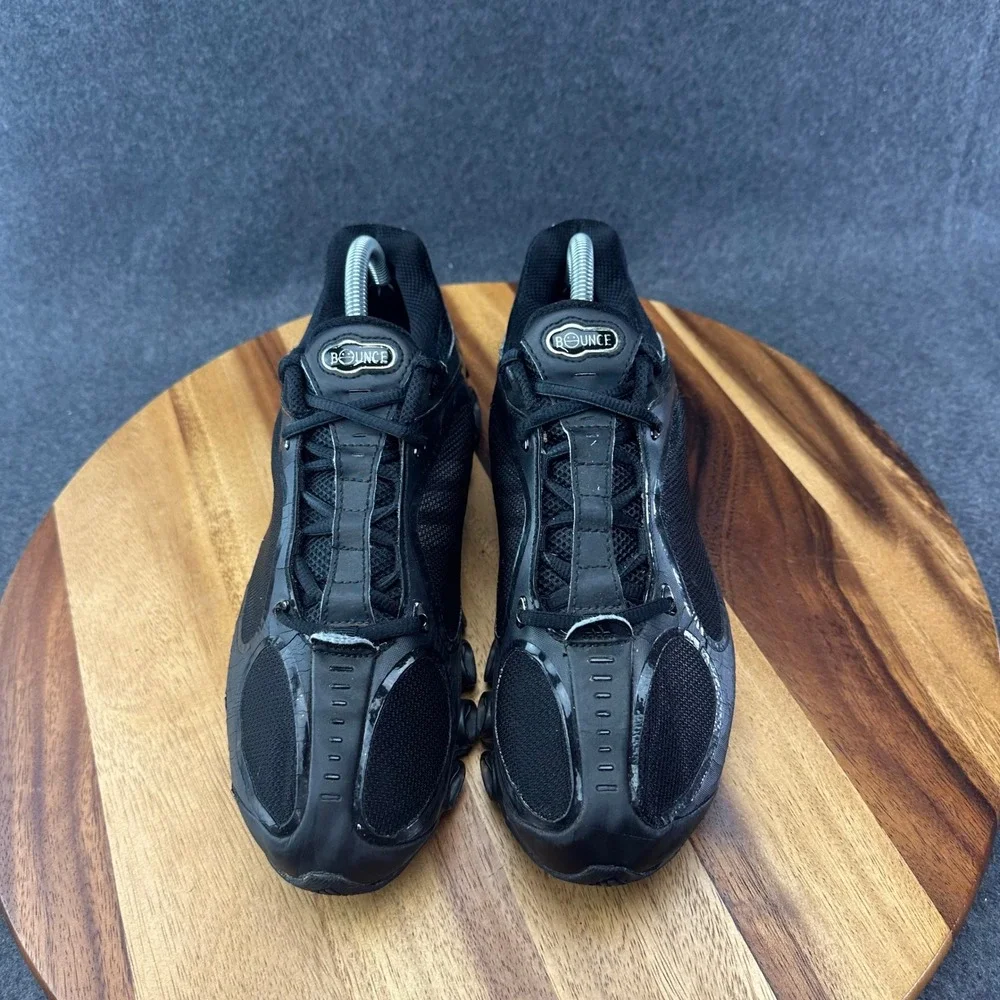 Adidas Mens Megaride 2008 Triple Black Sneakers Sz 9 143958 Y2K